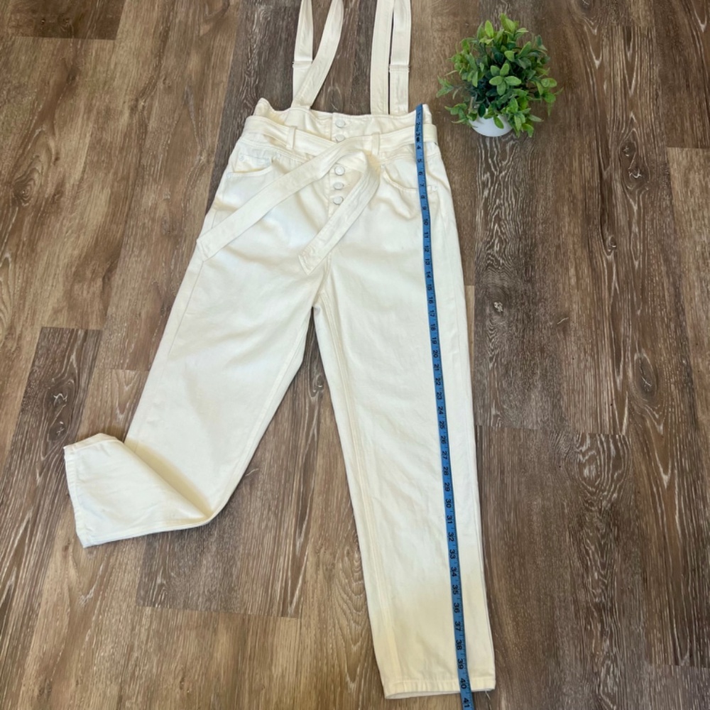 Signature 8 White Denim Overalls - Picture 12 of 15